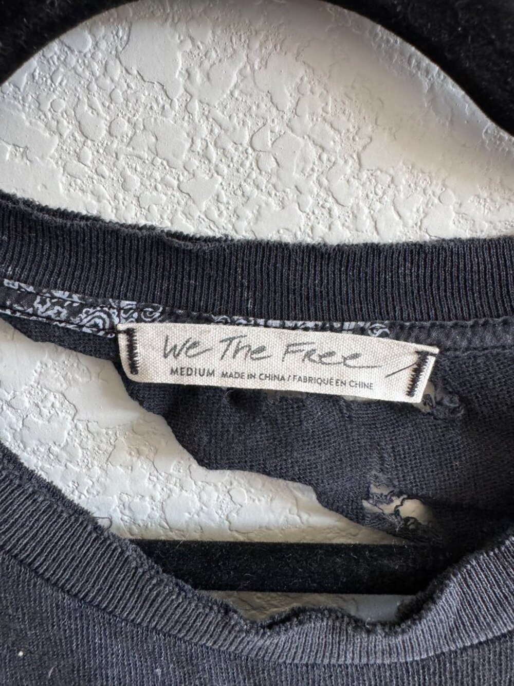 Women's We The Free distressed oversized tee - Picture 2 of 3